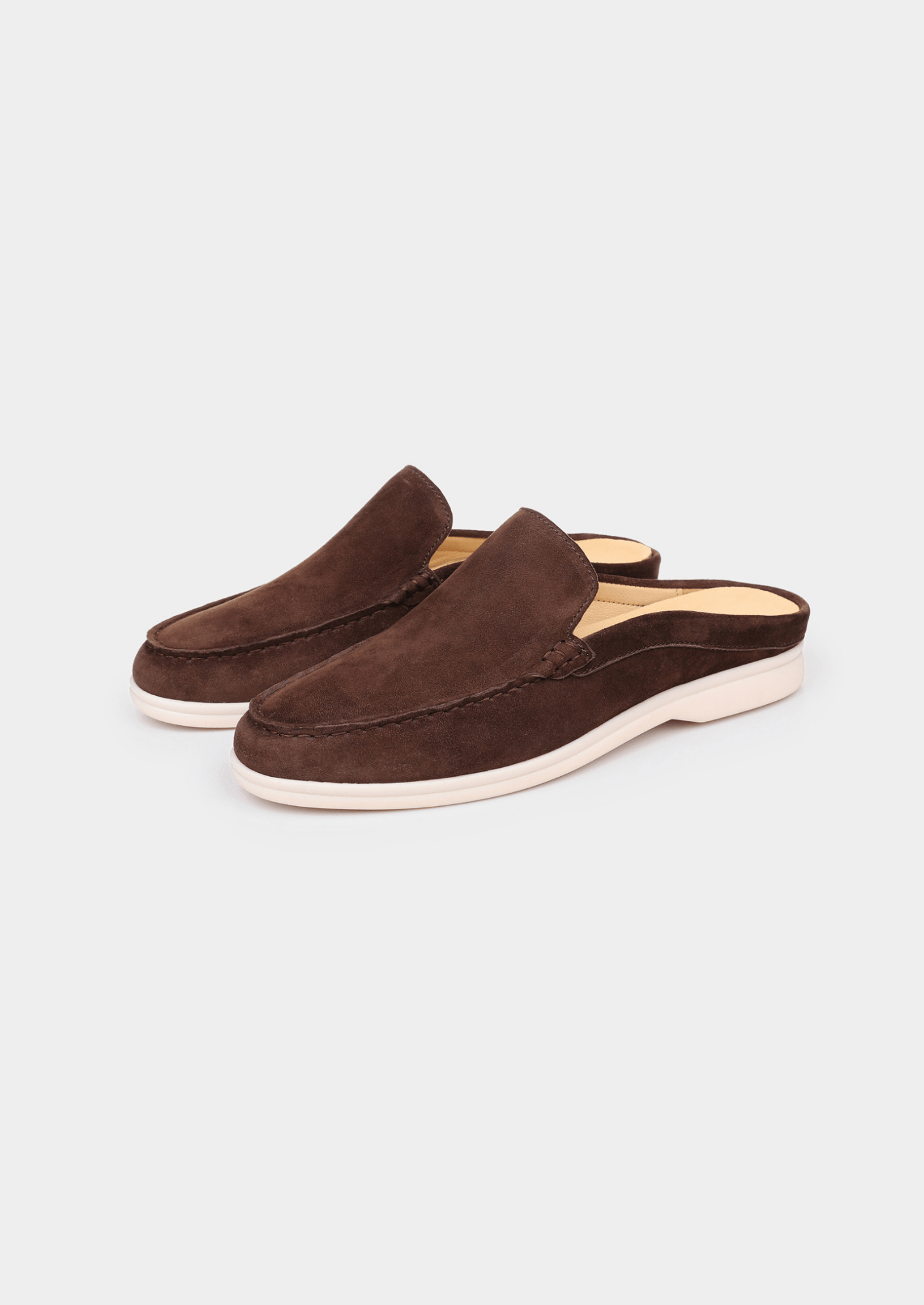 The Riviera Suede Slipper (Coffee) - Belgravia & Co.