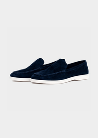 The Belgravia Loafer (Navy Blue) - Belgravia & Co.